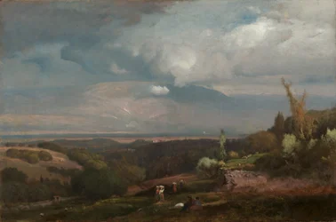 Blížící se bouře z Alban Hills