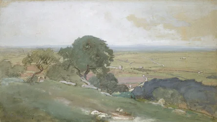 Olivovníky v Tivoli, 1873.