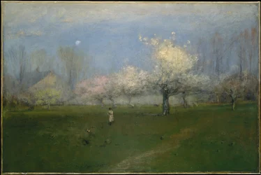 Jarní květy, Montclair, New Jersey