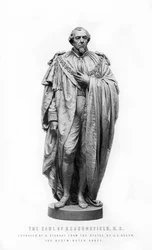 Benjamin Disraeli, 1. hrabě z Beaconsfield, anglický státník a literární postava, 1881.