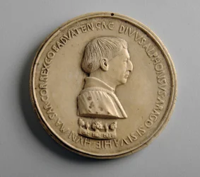Sádrový medailon (sádra)