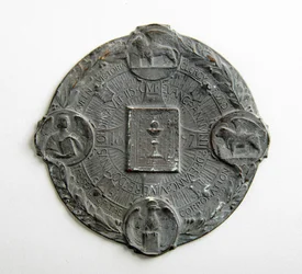 Pečeť pro fond královny Viktorie Clergy Fund (měď)