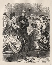 Naše kroketová párty, 1864.