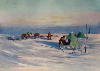 Tichý večer na bariéře, c1908, 1909