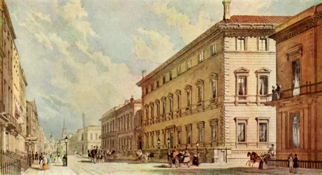 „Reformní klub, Pall Mall, Londýn“, 1837, 1947.