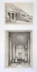 Hrobky Beni-Hassan, Egypt, 19. století