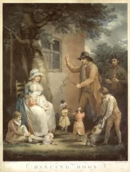 Tančící psi, c. 1800
