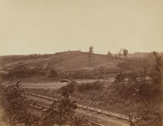 Bojiště v Atlantě,1864 (foto)