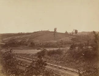 Battlefield v Atlantě, 1864.