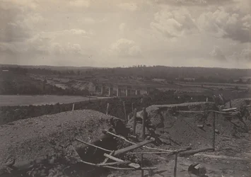 South Bank of the Chattahoochie, Georgia, 60. léta 19. století.