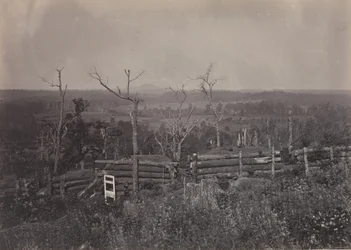 Pohled na horu Kenesaw, Georgia, 1860.