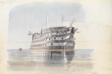 Trafalgar" pod Horní Barraccou, Malta, 27. března 1852