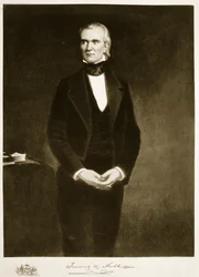James K. Polk (1795-1849), 11. prezident Spojených států amerických, vydáno 1901