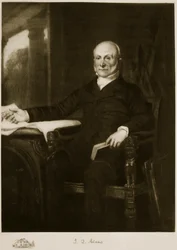 John Quincy Adams, 6. prezident Spojených států amerických, hospoda. 1901 (hlubotisk) (viz také 102587)
