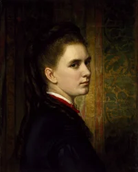 Portrét Marie Healyové, dcery umělců, c. 1871