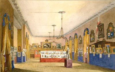 Výstava na Staroměstské radnici, Oxford, 1854