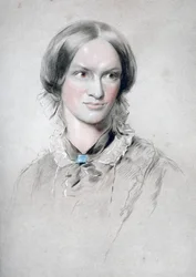 Charlotte Bronte, anglický romanopisec, 1850.