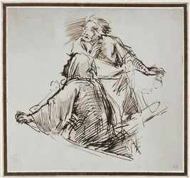 Dvě mužské postavy, c. 1829.