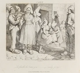 Family Group, Caen, cca 1821 (lept)