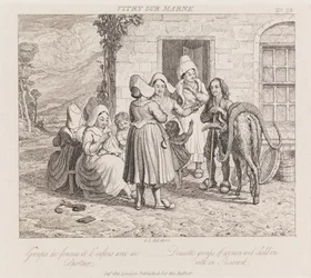 Putující, Vitry Sur Marne, kolem roku 1821 (lept)