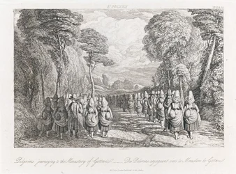 St. Polten - Pilgrims, cca 1821 (lept)