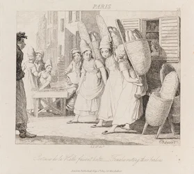 Ženy odpočívající, Paříž, kolem roku 1821 (lept)