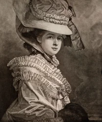 Slečna Cumberland, konec 18. století, 1912.