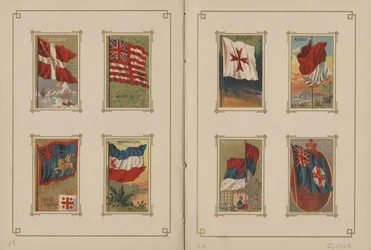 Vlajky všech národů a států a teritorií Spojených států amerických - Strany 19 a 20, 1887