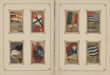 Vlajky všech národů a Spojených států amerických - Strany 21 a 22, 1887