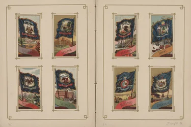 Vlajky všech národů a Spojených států amerických - Strany 31 a 32, 1887