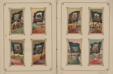 Vlajky všech národů a Spojených států amerických - Strany 39 a 40, 1887