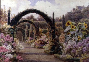 Yew Arches, hrad Murthly, Perthshire