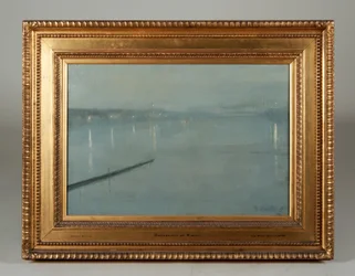 Dordrecht, Nizozemsko, v noci