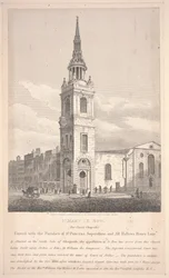 St. Mary Le Bow, vyrytý William Wise