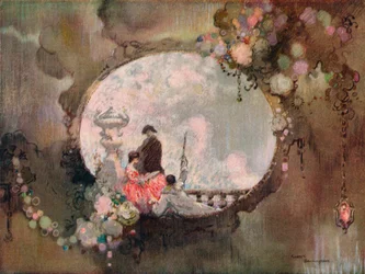 Dekorativní panel, c1912