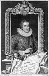 Jakub I. Anglický, 17. století.