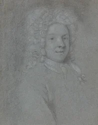 Portrét Johna Dixona, čelem doprava