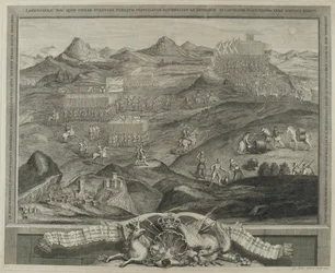 Battle Array of Carberry Hill poblíž Edinburghu v roce 1567, kolem roku 1738