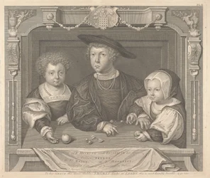 Tři děti Jindřicha VII. a jeho královny Alžběty, prince Artuše, prince Jindřicha a princezny Margaret