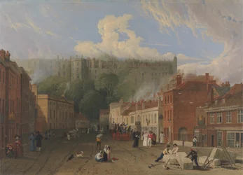 Pohled na Thames Street, Windsor