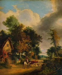 Grove Scene, Norwich, c1827, 1938