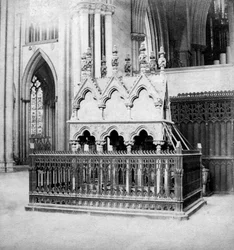 Památník Waltera de Grey, York Minster, York, Severní Yorkshire, počátek 20. století.