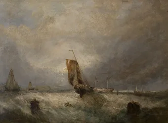 Přímořská krajina, kolem roku 1840