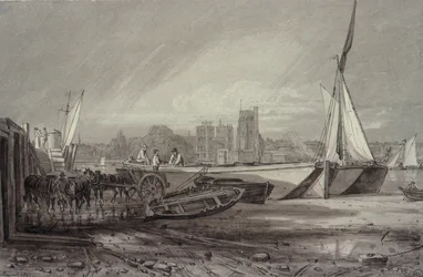 Lambethský palác a kostel z Millbank