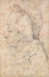 Francois Hanriot (1761-94) (tužka na papíře)