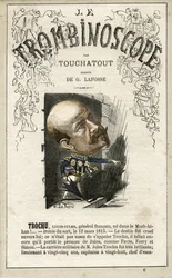 Louis-Jules TROCHU (1815-1896) ilustrace z "Le Trombinoscope", satirického politického časopisu Leona-Charlese Bienvenu, známého jako Touchatout (1835-1910) monografie č. 6, Paříž