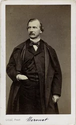 Portrét skladatele Augusta Mermeta 1810-1889.