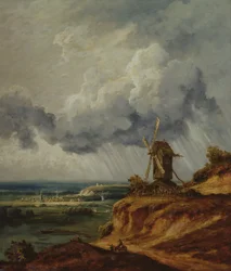 Větrný mlýn v Argenteuil, kolem roku 1830