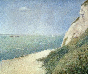 Pláž v Bas Butin, Honfleur, 1886
