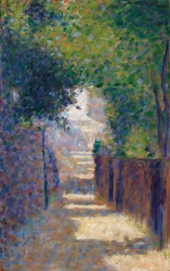 Rue Saint-Vincent na jaře, kolem roku 1884